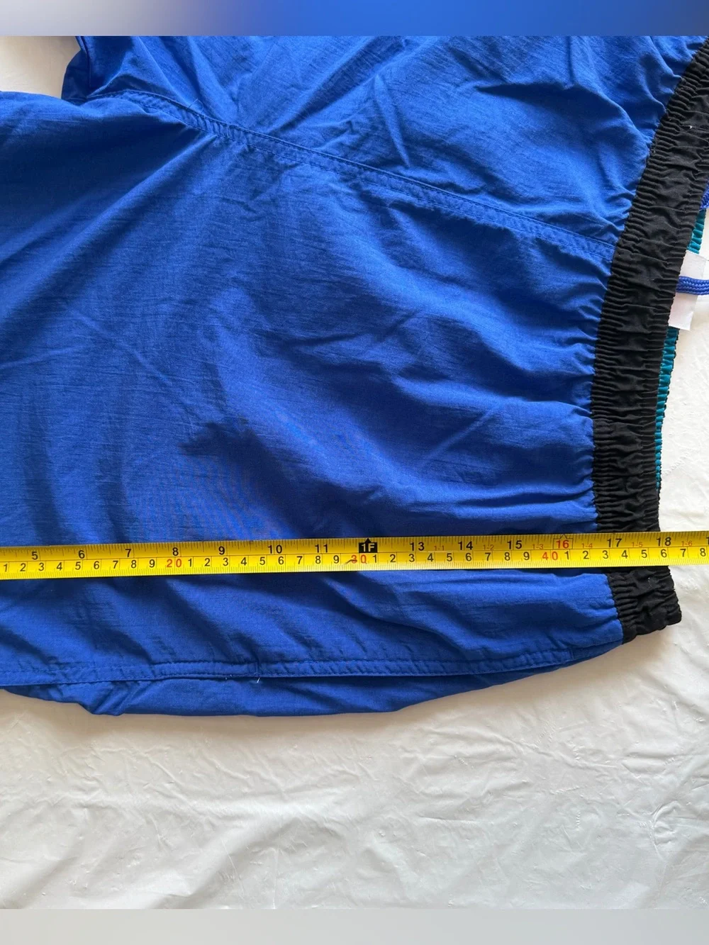 Vintage 90s Speedo Side Logo Swim Trunks Blue Teal Large